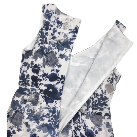 Peruvian Connection Linen Floral Dress - Picture 4 of 6